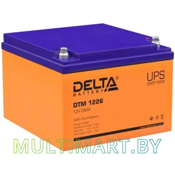 Аккумулятор для ИБП Delta DTM 1226 (12В/26 А·ч)